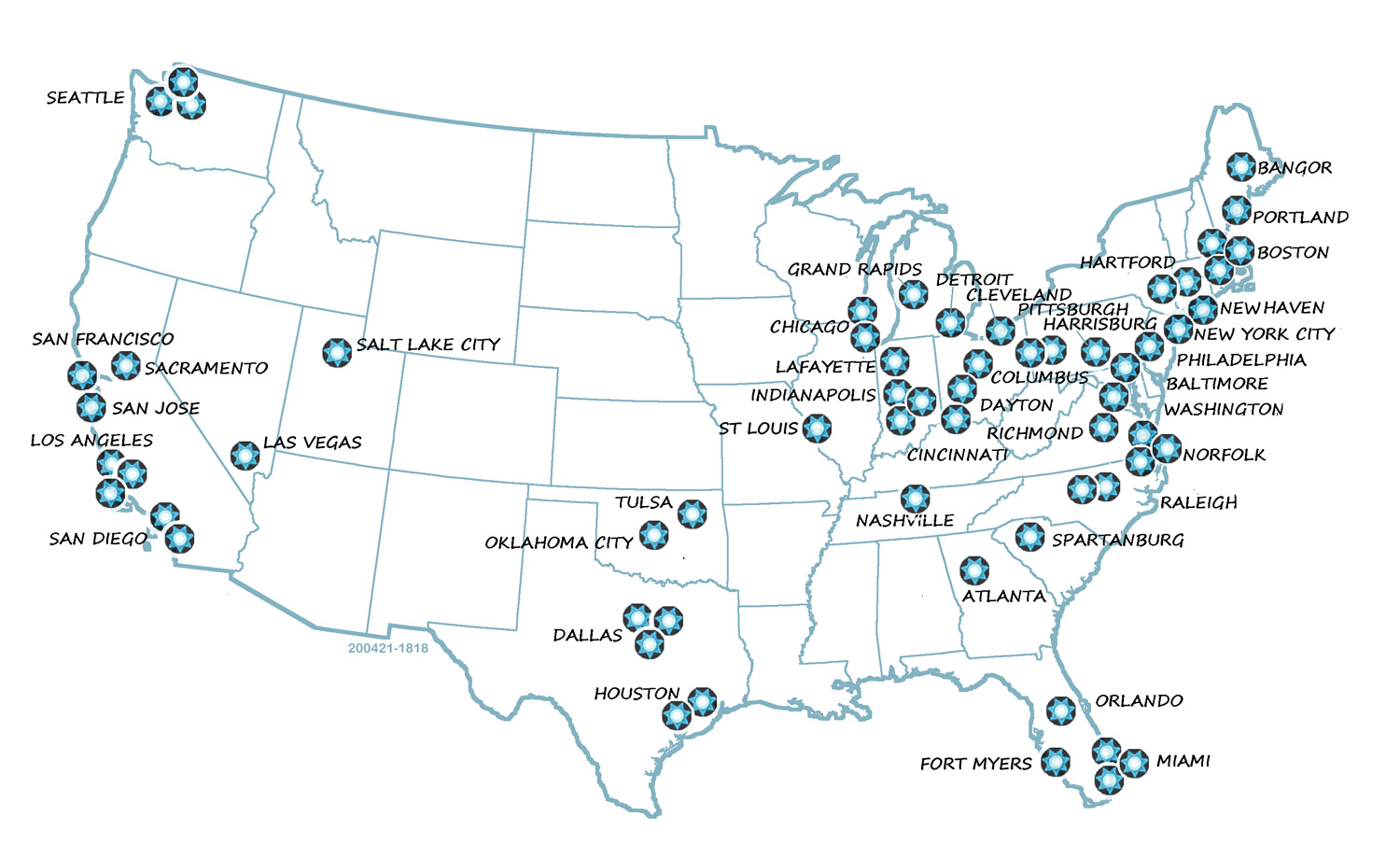 us rangecast tv map